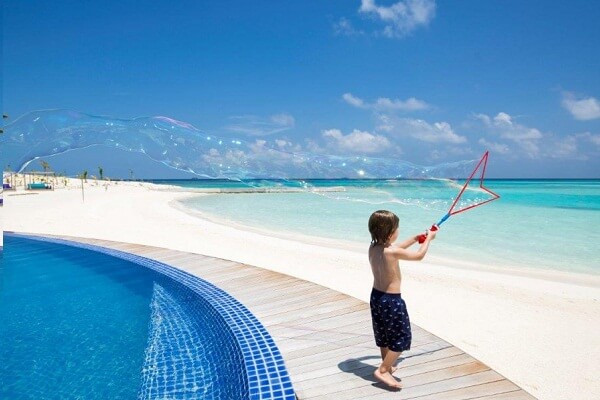Child Playing at Niyama Resort Maldives